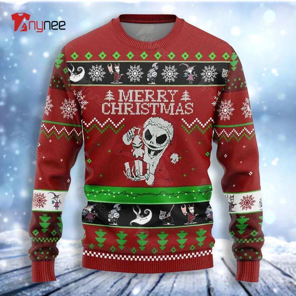 Jack Skellington Ugly Christmas Sweater- Best Christmas Gifts 2023