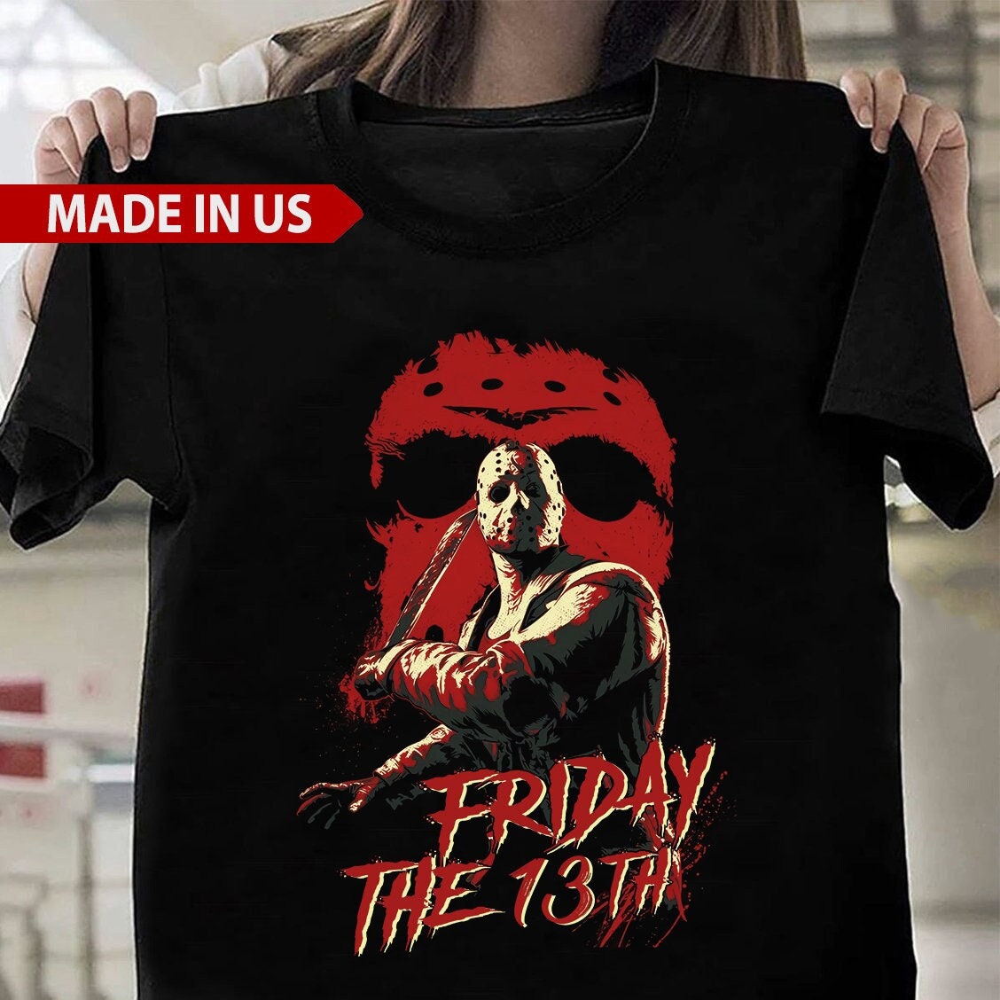 Jason Voorhees Friday The 13th Horror Movie T-Shirt