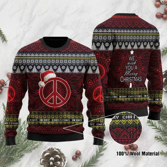 Jesus And Mandala Pattern Ugly Christmas Sweater | For Men & Women | Adult | US1008- Best Christmas Gifts 2023