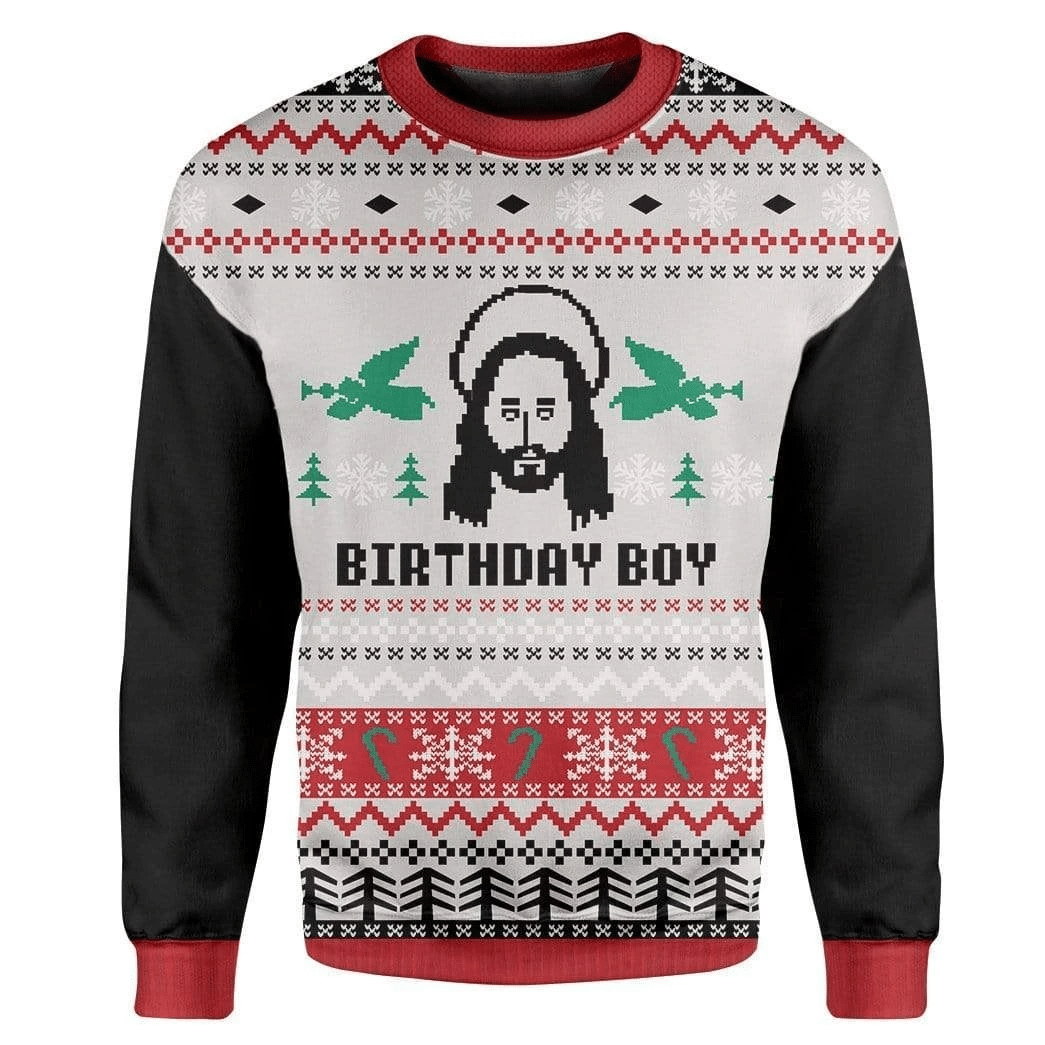 Jesus’s Birthday Ugly Christmas Sweater | For Men & Women | Adult | US3235- Best Christmas Gifts 2023