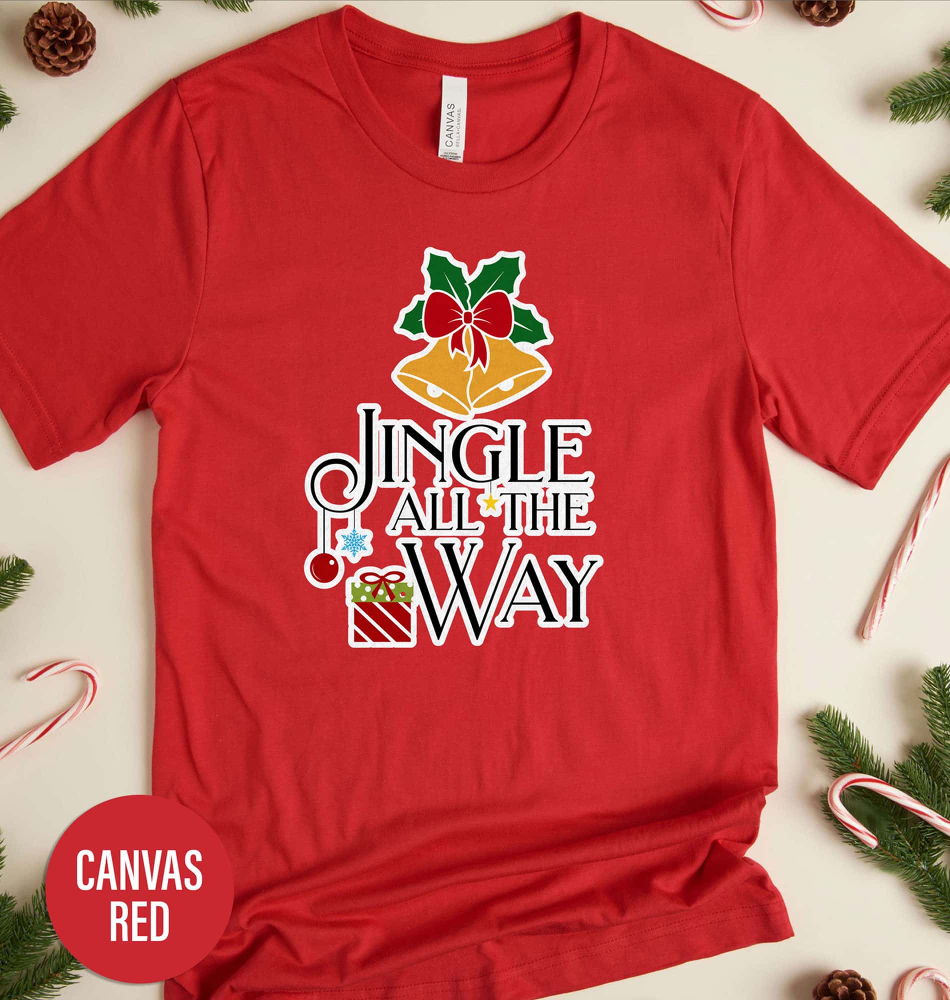 “Jingle All the Way” Festive Christmas Shirt