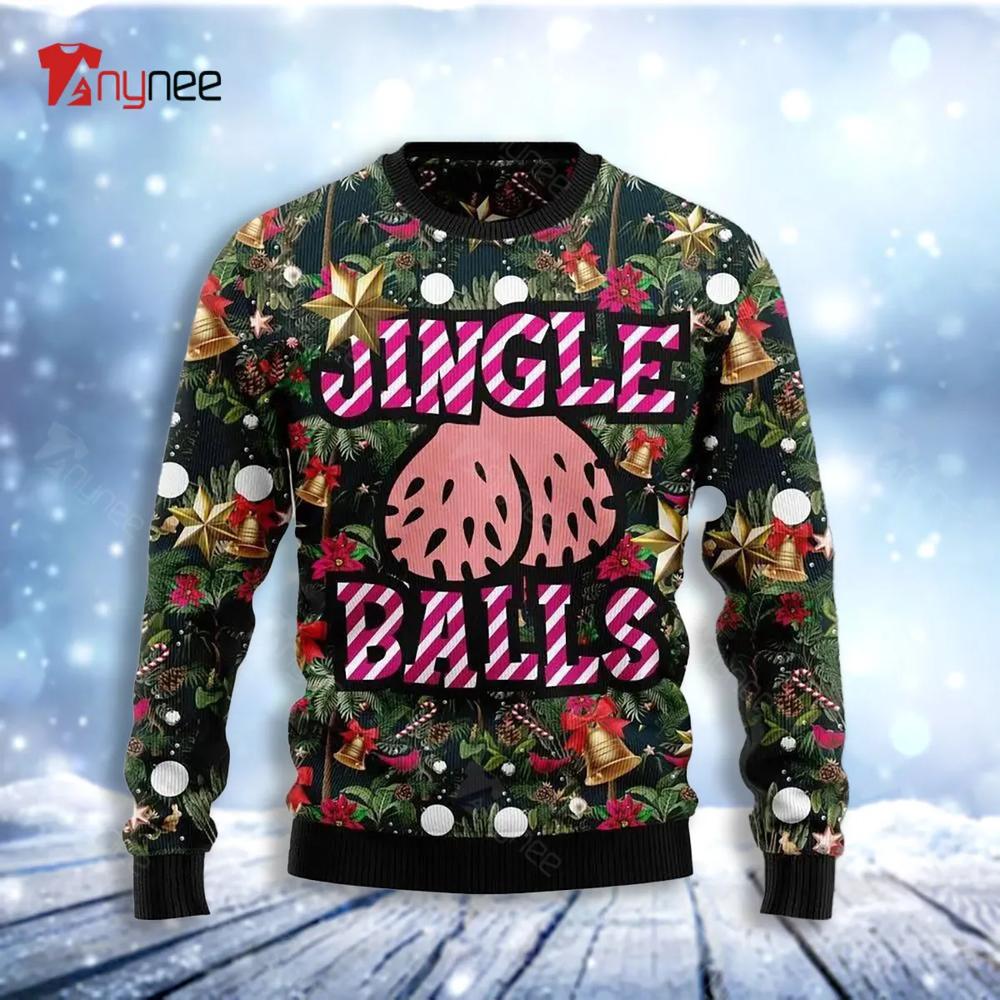 Jingle Balls Ugly Christmas Sweater- Best Christmas Gifts 2023