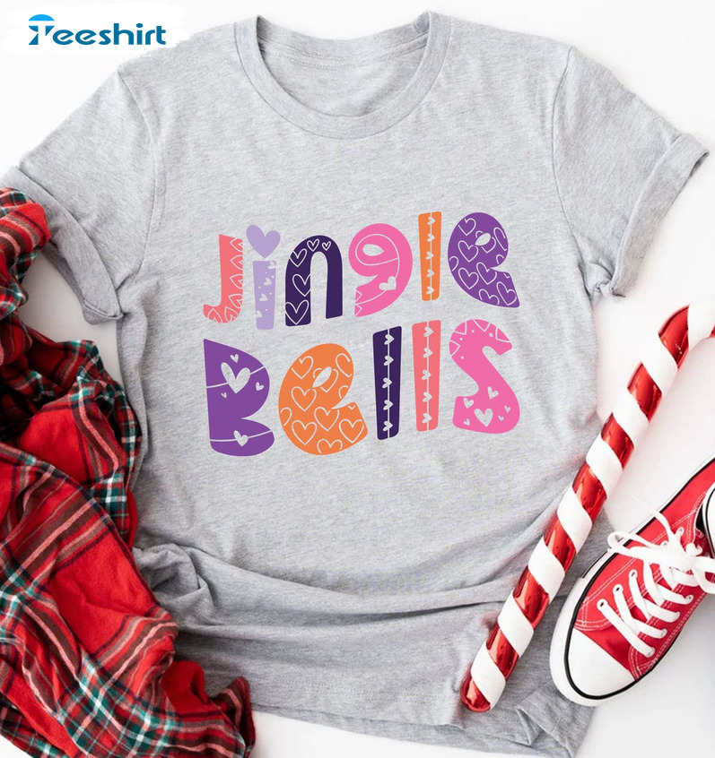 Jingle Bells Shirt – Christmas Family Matching Crewneck Short Sleeve