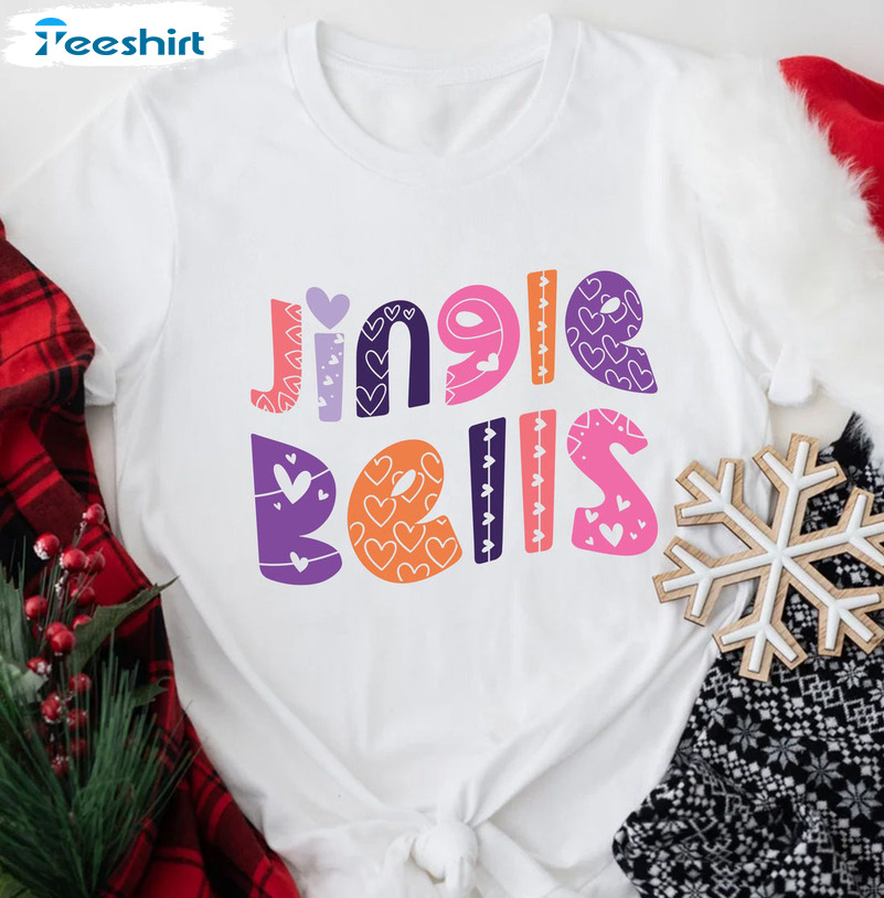 Jingle Bells Shirt – Christmas Family Matching Crewneck Short Sleeve