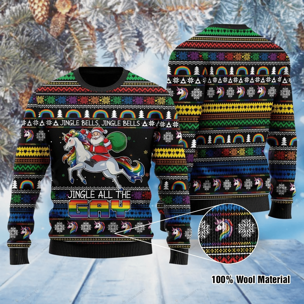 Jingle Bells Ugly Christmas Sweater | For Men & Women | Adult | US1060- Best Christmas Gifts 2023