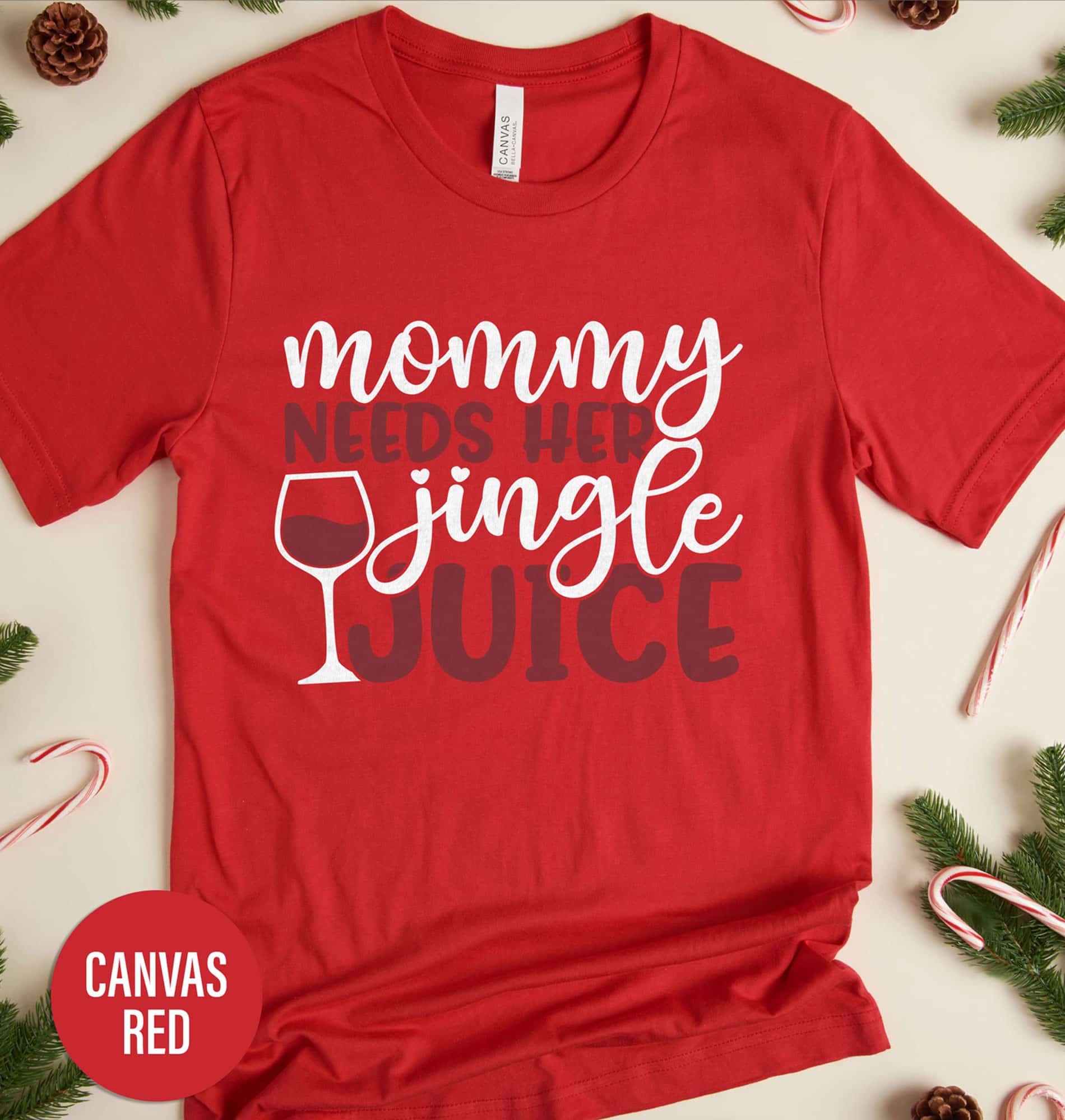 Jingle Juice Christmas Shirt for Moms