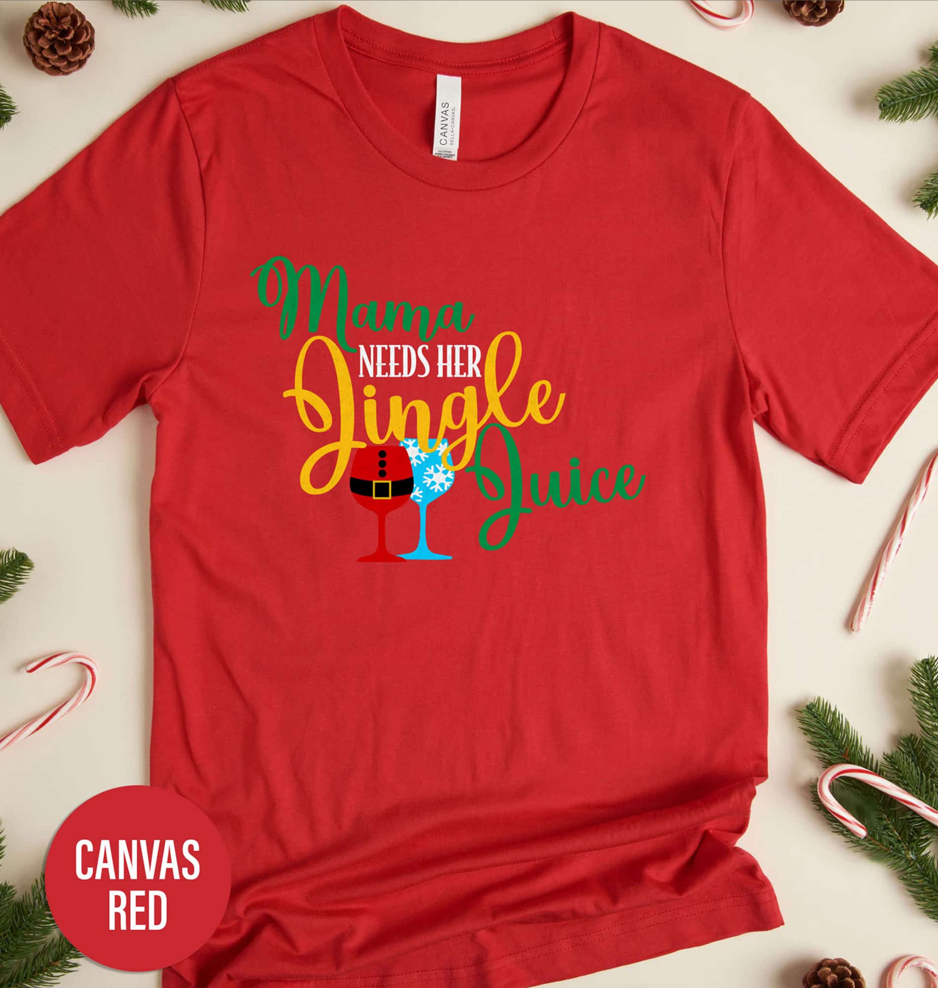 Jingle Juice Christmas Shirt – Mamma’s Holiday Essential