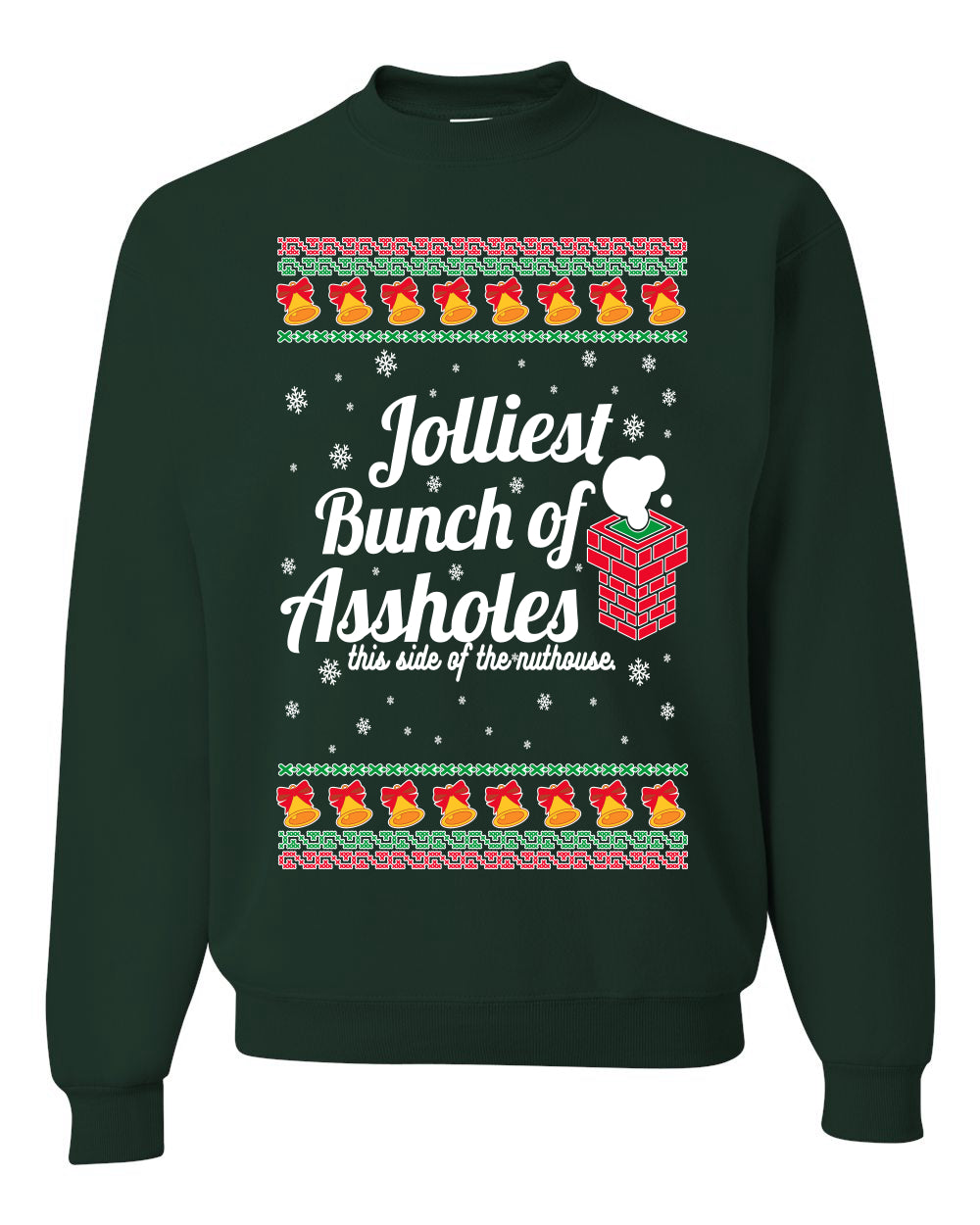 Jolliest Bunch of Assholes Xmas Movie Merry Ugly Christmas Sweater- Best Christmas Gifts 2023