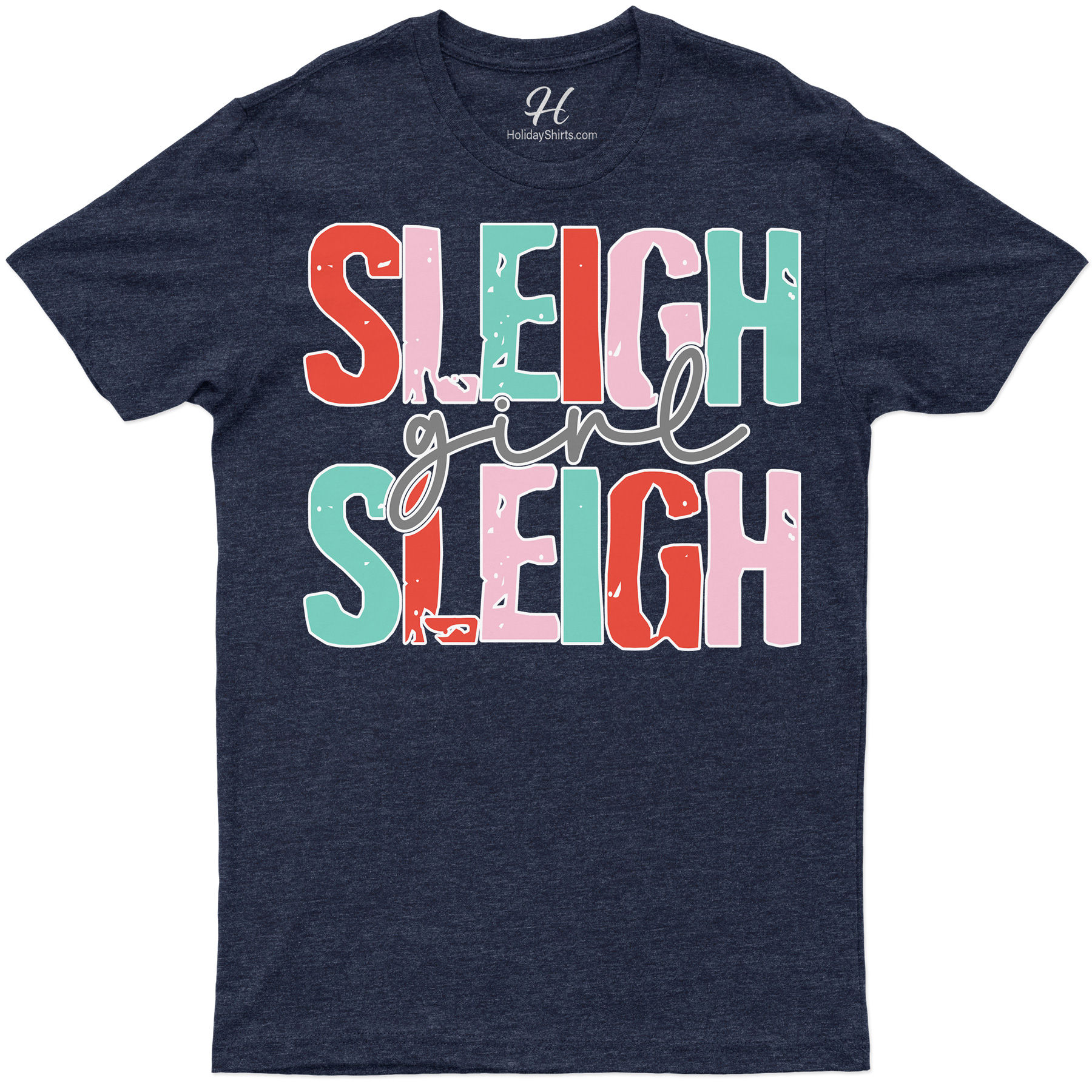 Jolly Sleigh Girl Holiday Shirt – Christmas Delight