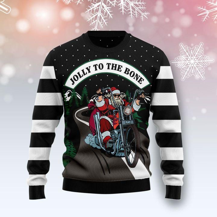 Jolly To The Bone Ugly Christmas Sweater | For Men & Women | Adult | US1479- Best Christmas Gifts 2023