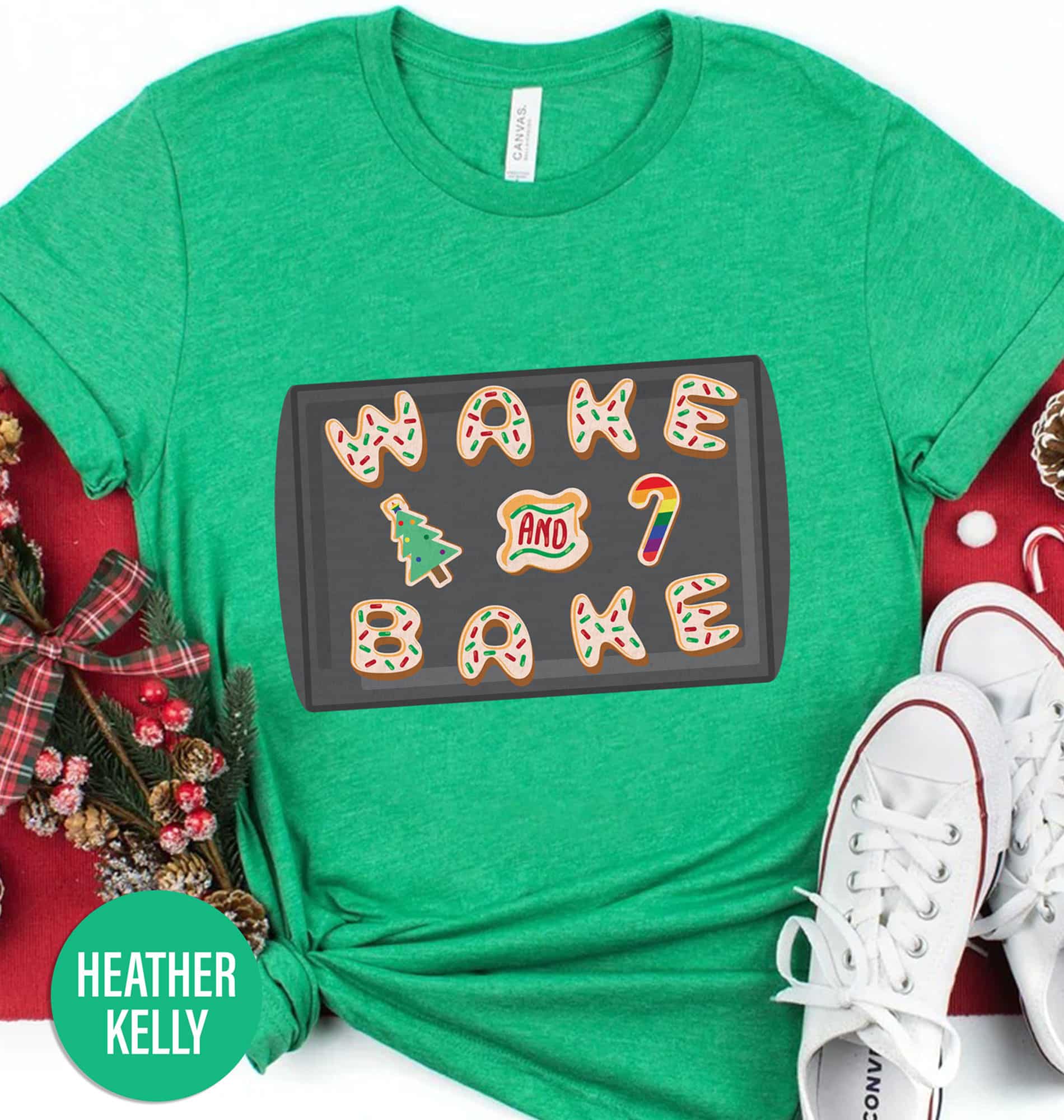 Jolly Wake & Bake Christmas Shirt