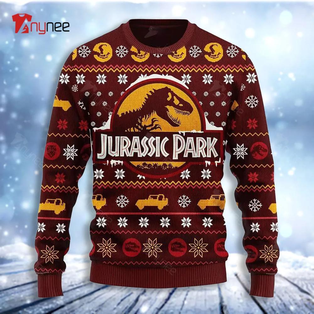 Jurracsic World Ugly Christmas Sweater- Best Christmas Gifts 2023