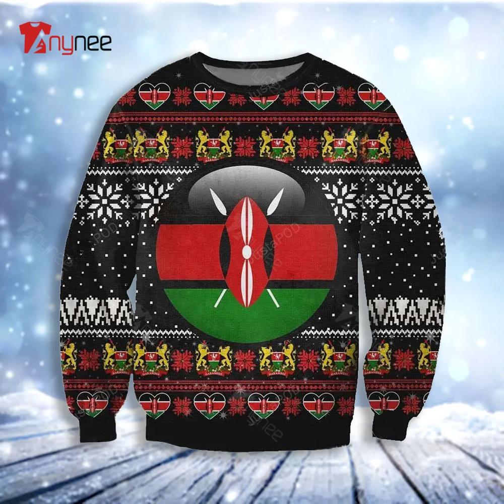 Kenya Knitting Pattern Ugly Christmas Sweater- Best Christmas Gifts 2023