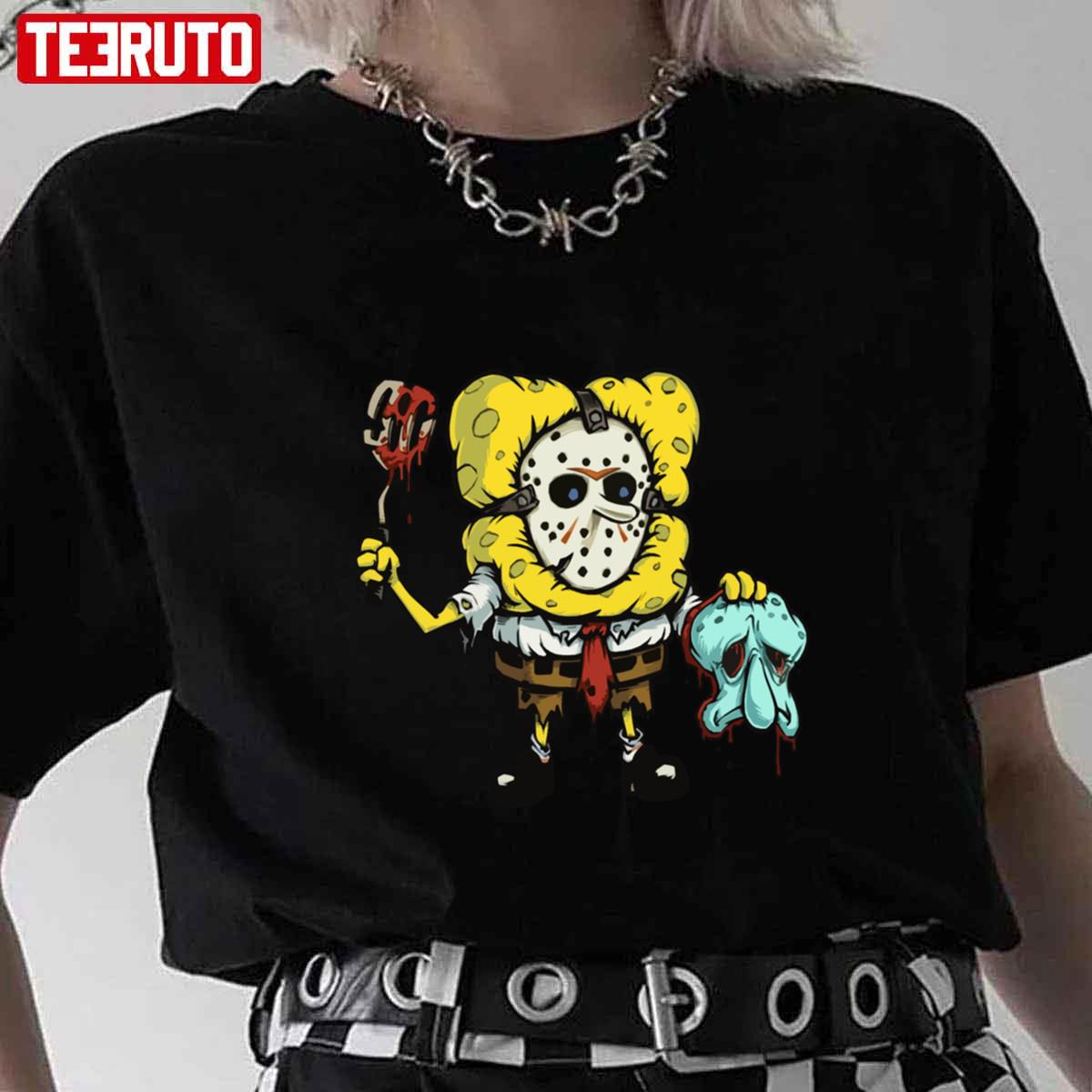 Killer Spongebob Halloween Unisex T-Shirt