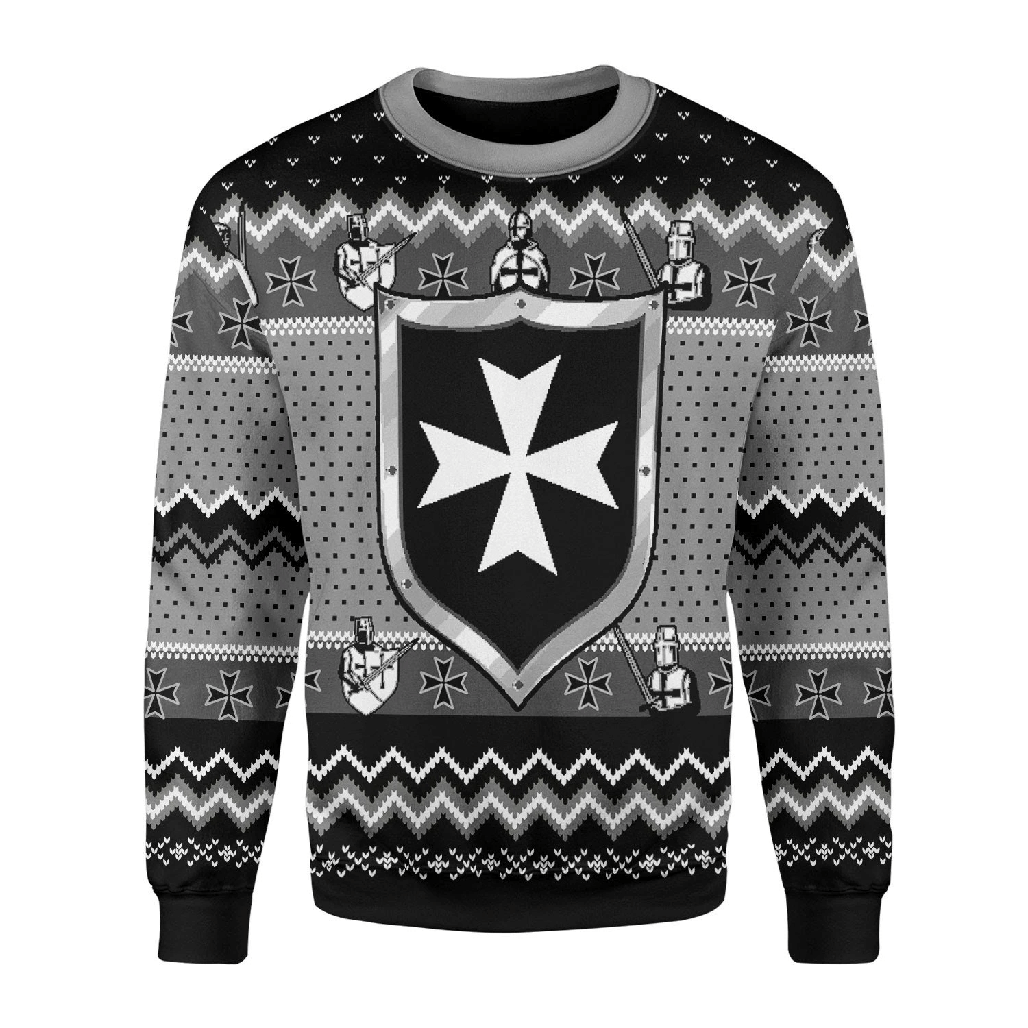 Knights Hospitaller Ugly Christmas Sweater | For Men & Women | Adult | US3614- Best Christmas Gifts 2023