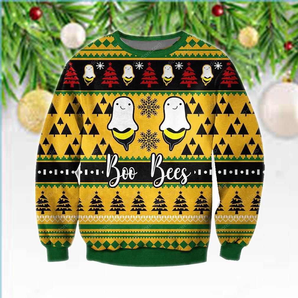 Knitting Pattern Boo Bees Ugly Christmas Sweater | For Men & Women | Adult | US3281- Best Christmas Gifts 2023