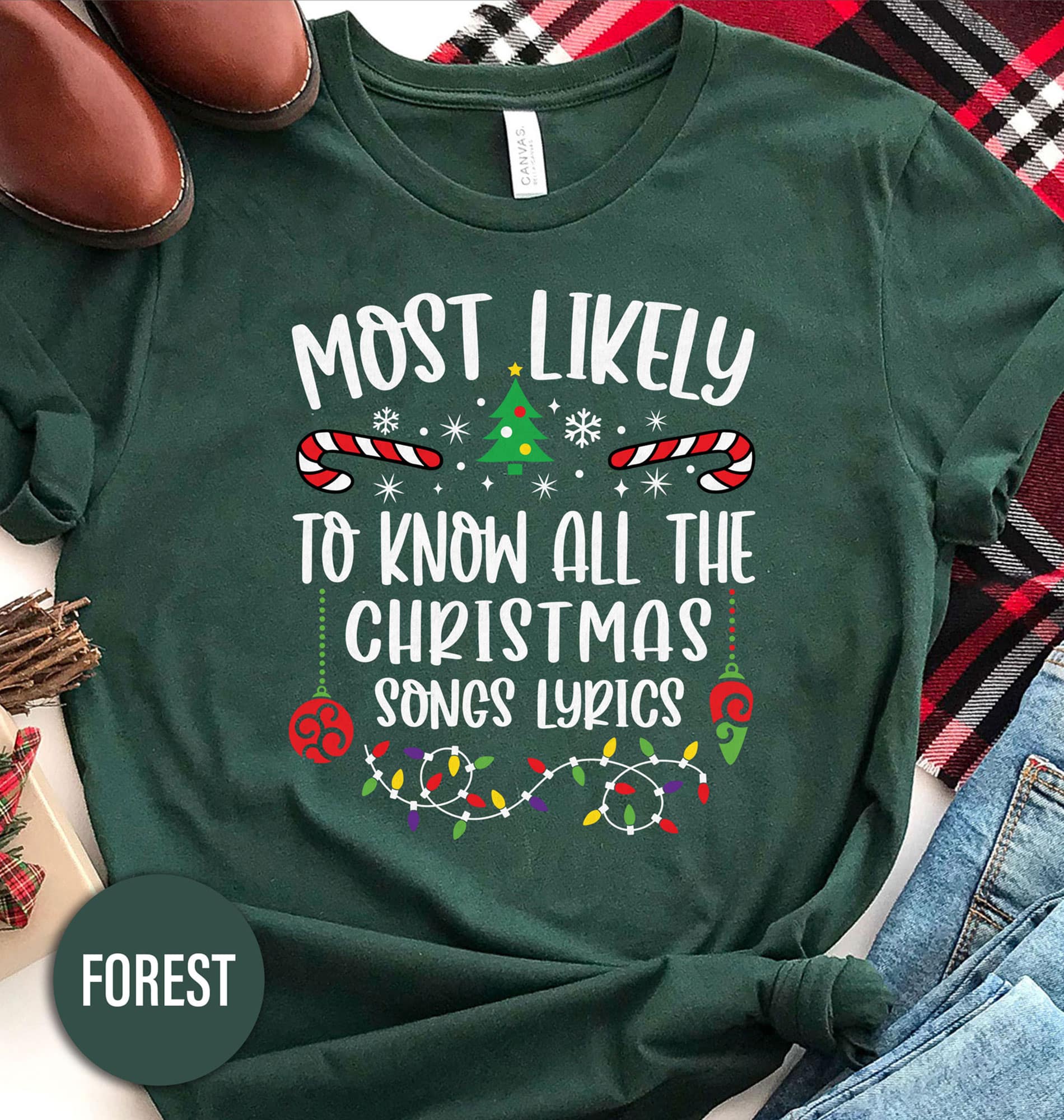 Know-All Xmas Song Lyrics Shirt