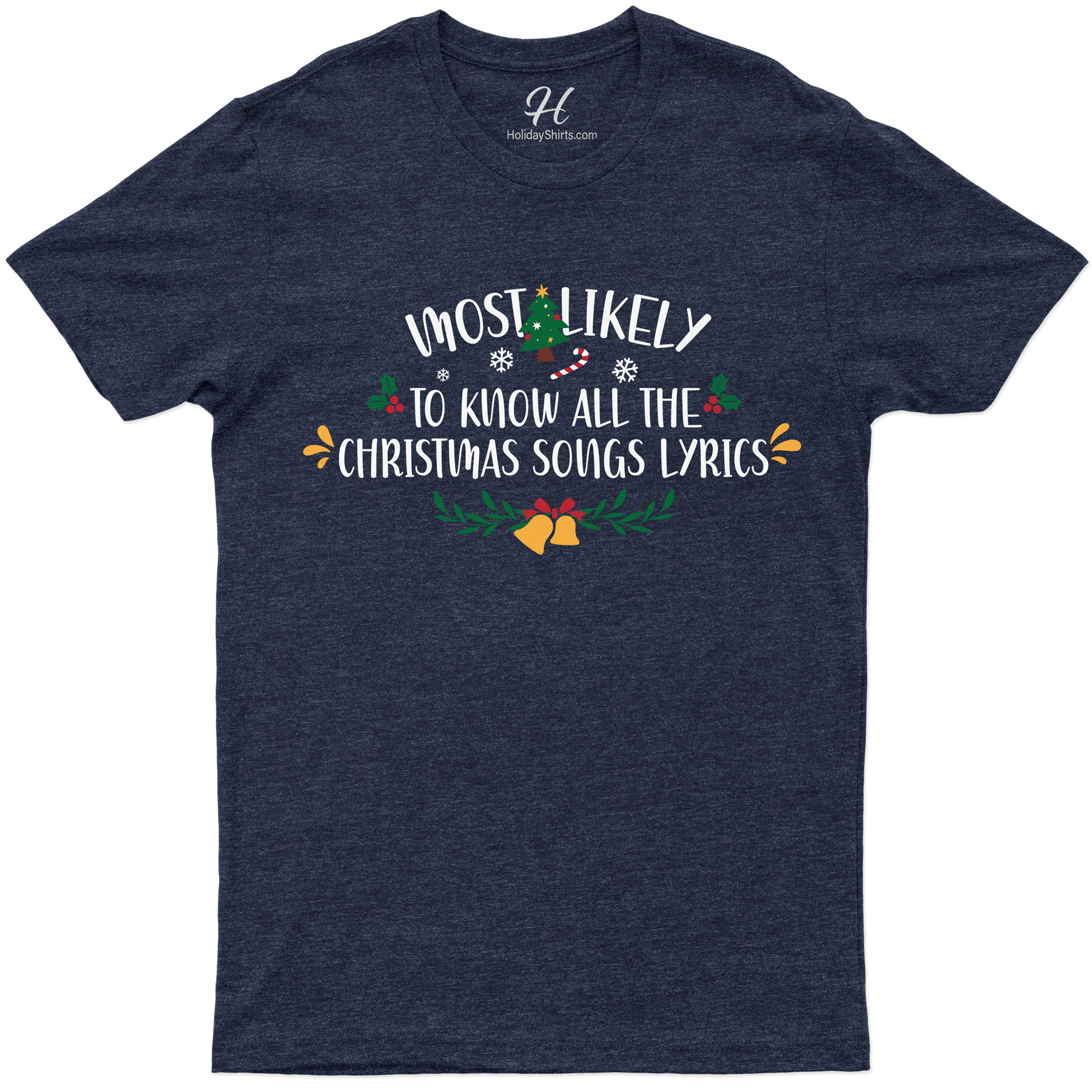 Know-It-All Christmas Lyrics Shirt