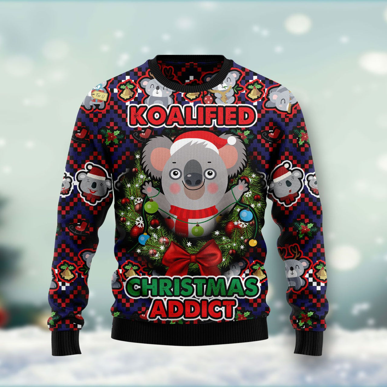 Koala Bear Wearing A Santa Claus Ugly Sweater – Best Christmas Gifts 2023