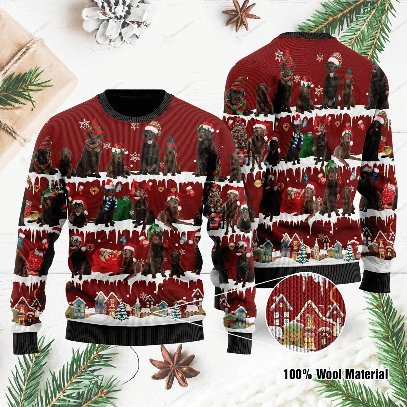 Labrador Dog Ugly Christmas Sweater | For Men & Women | Adult | US1093- Best Christmas Gifts 2023