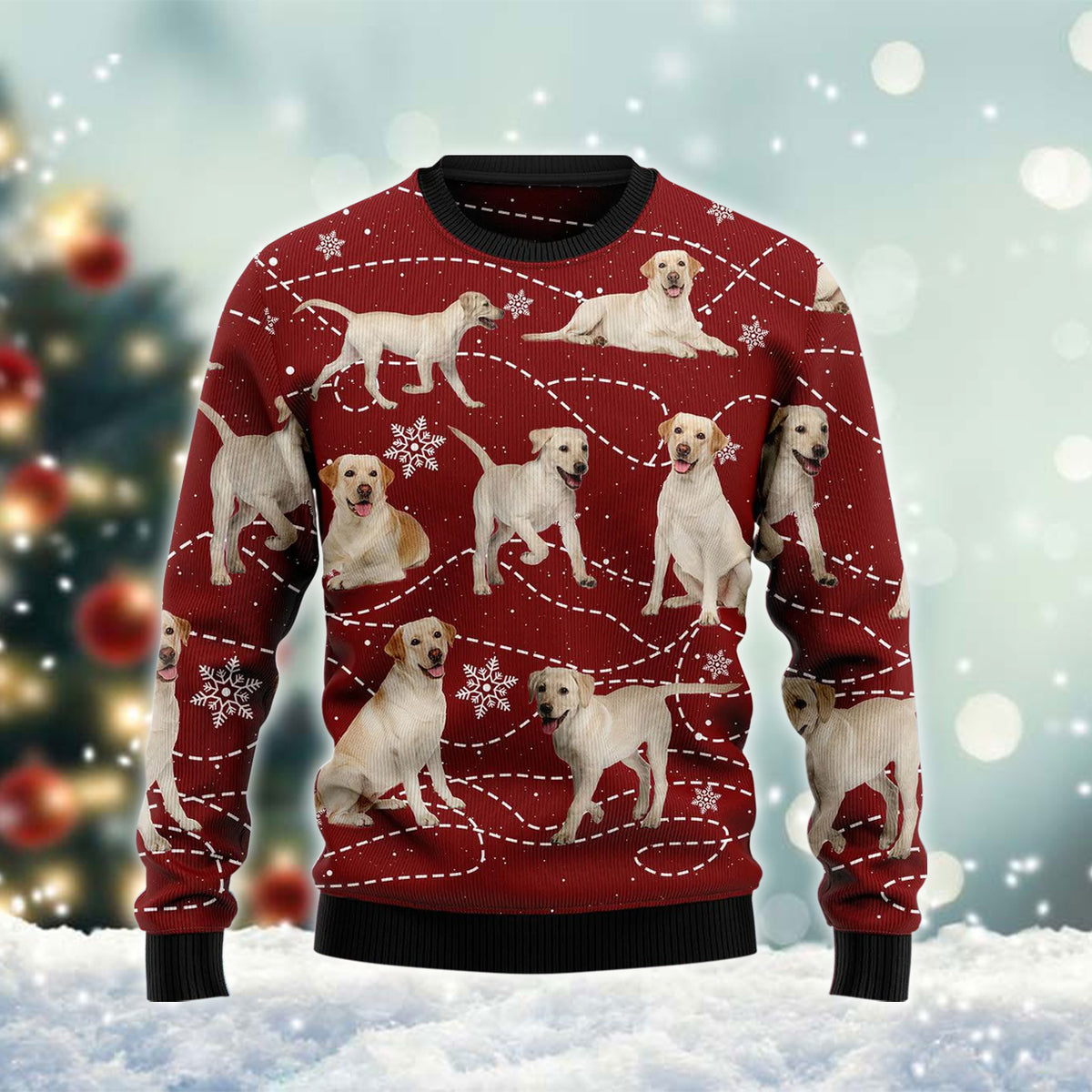 Labrador Retriever Love Snow Ugly Sweater – Best Christmas Gifts 2023