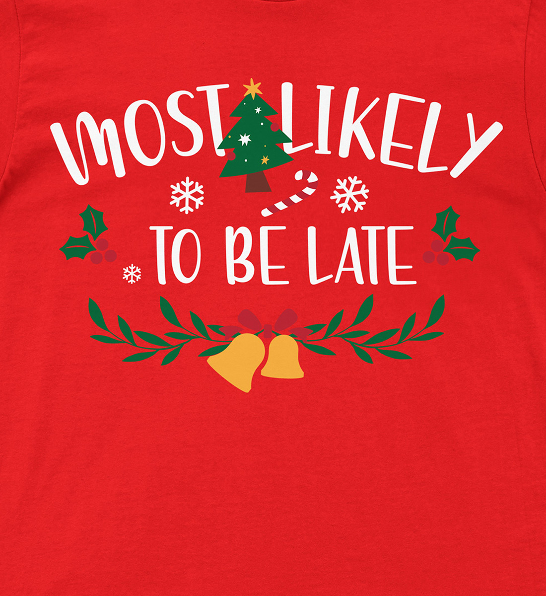 Late for Xmas Fun Holiday Shirt