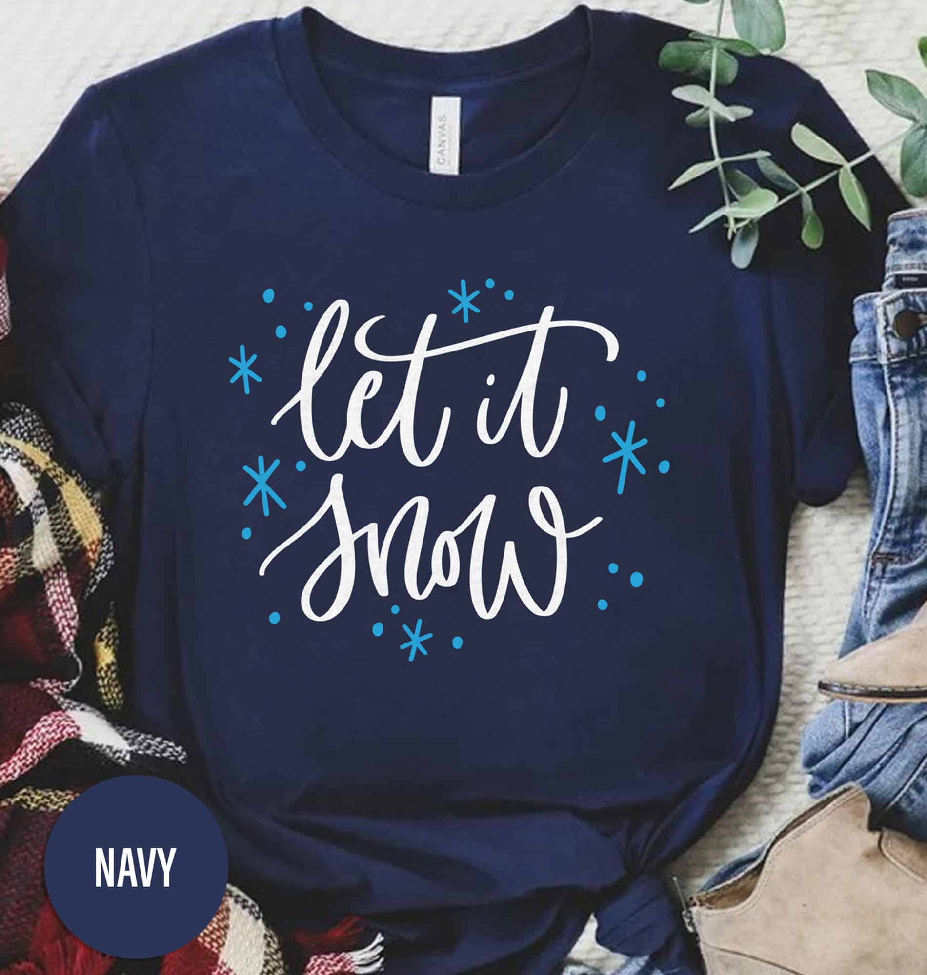 Let It Snow Festive Christmas Shirt