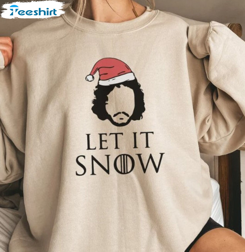 Let It Snow Shirt – Christmas Funny Unisex Hoodie Sweatshirt