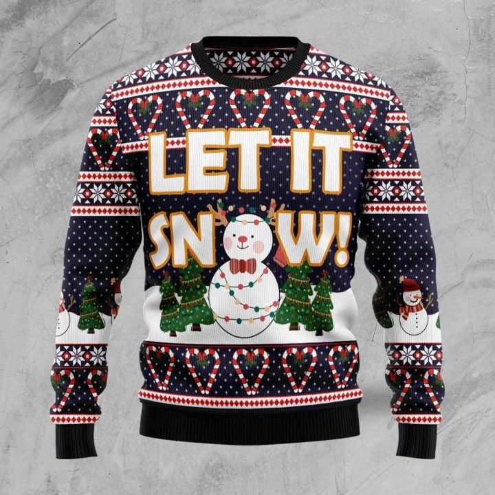 Let It Snow Ugly Christmas Sweater | For Men & Women | Adult | US1391- Best Christmas Gifts 2023