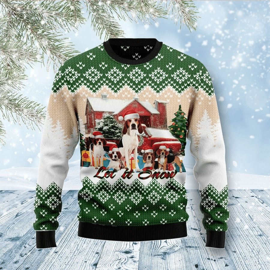 Let It Snow Ugly Christmas Sweater | For Men & Women | Adult | US1764- Best Christmas Gifts 2023