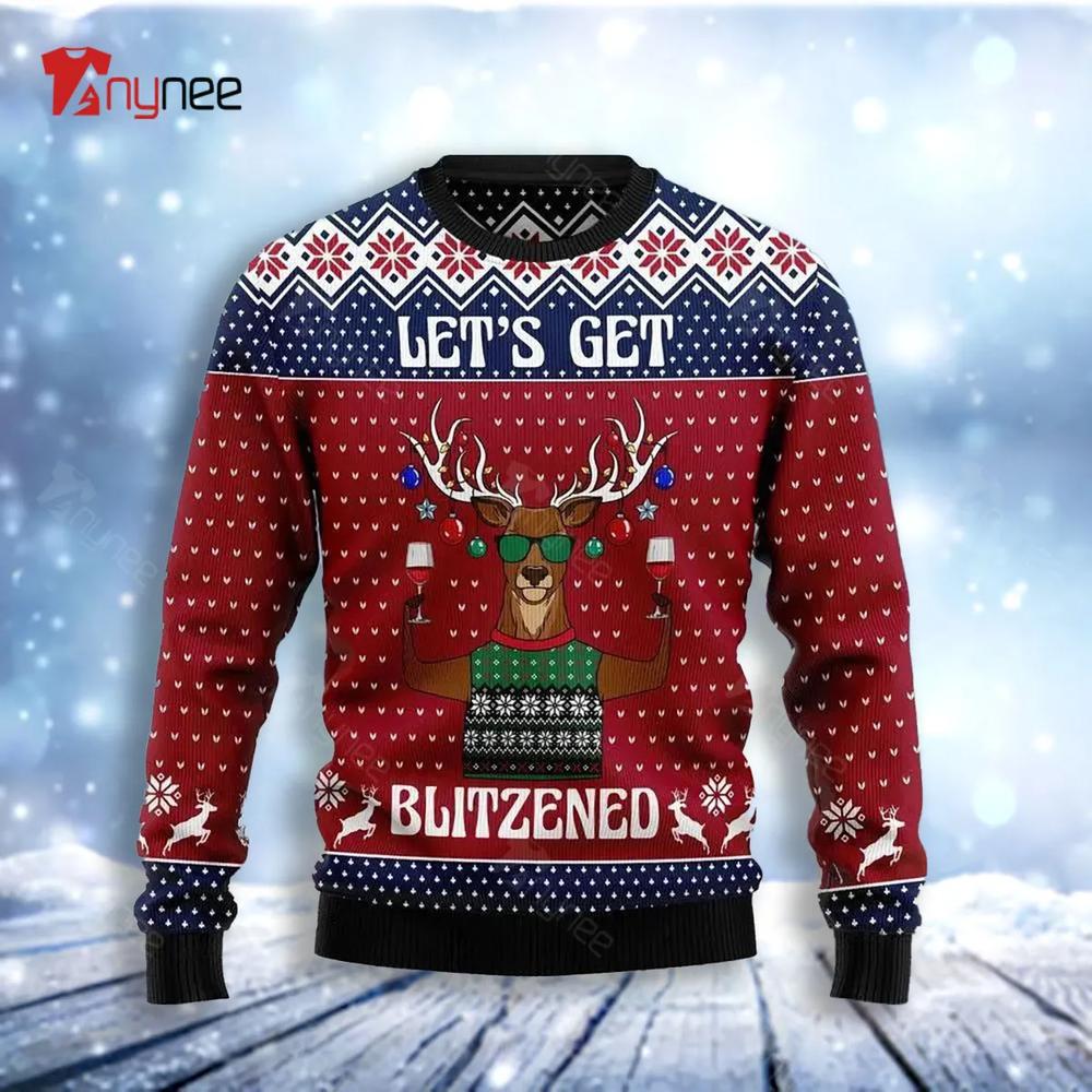 Let S Get Slouchy Ugly Christmas Sweater- Best Christmas Gifts 2023