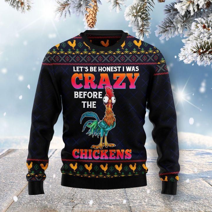 Let’s Be Honest I Was Crazy Ugly Christmas Sweater | For Men & Women | Adult | US1574- Best Christmas Gifts 2023