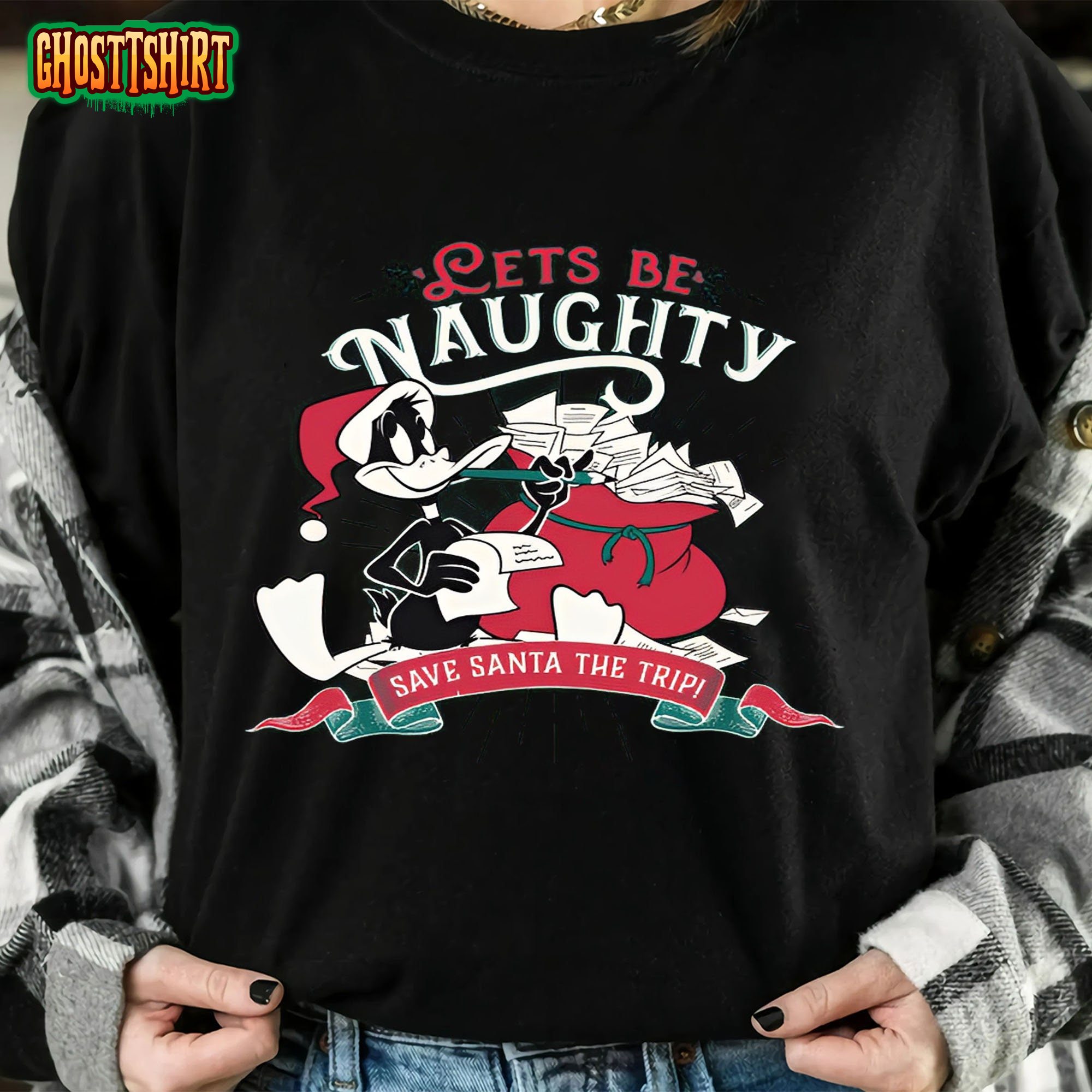 Lets Be Naughty Christmas 2022 Sweatshirt