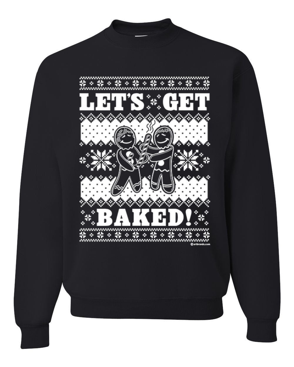 Let’s Get Baked | Holiday Ginger Bread Design Merry Ugly Christmas Sweater- Best Christmas Gifts 2023