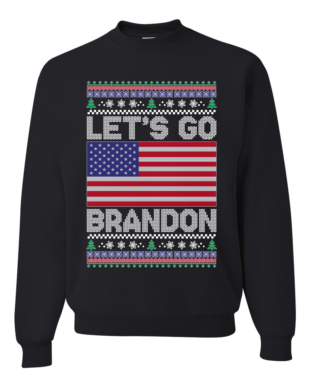 Let’s Go Brandon Xmas Merry Ugly Christmas Sweater- Best Christmas Gifts 2023