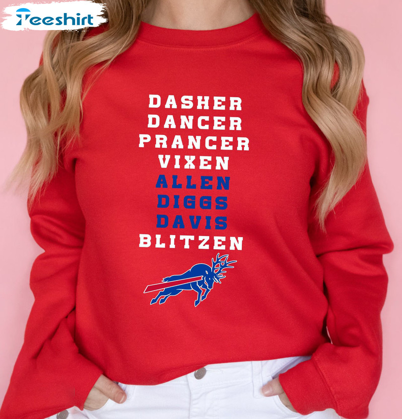 Lets Go Buffalo Bills Christmas Trendy Sweatshirt, Unisex Hoodie