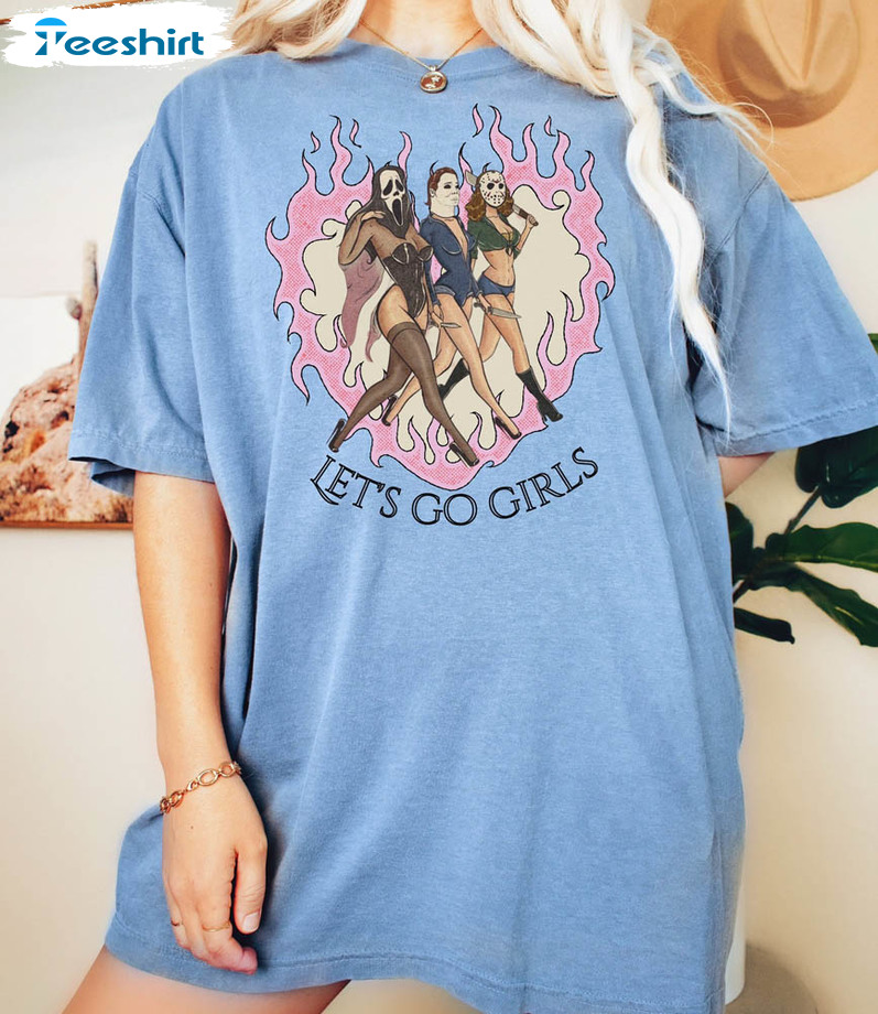 Lets Go Ghouls Horror Shirt, Halloween Movie Unisex Hoodie Crewneck Lets Go Ghouls Horror Shirt, Halloween Movie Unisex Hoodie Crewneck