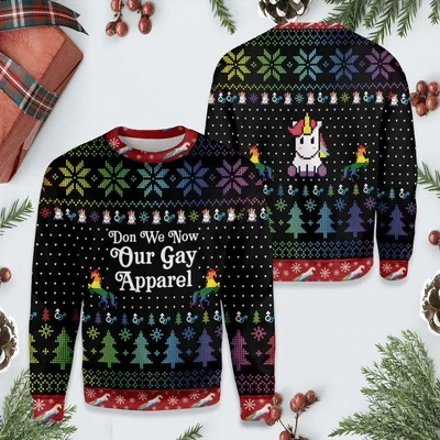 LGBT Don’t We Now Our Gay Apparel Ugly Christmas Sweater | For Men & Women | Adult | US3184- Best Christmas Gifts 2023