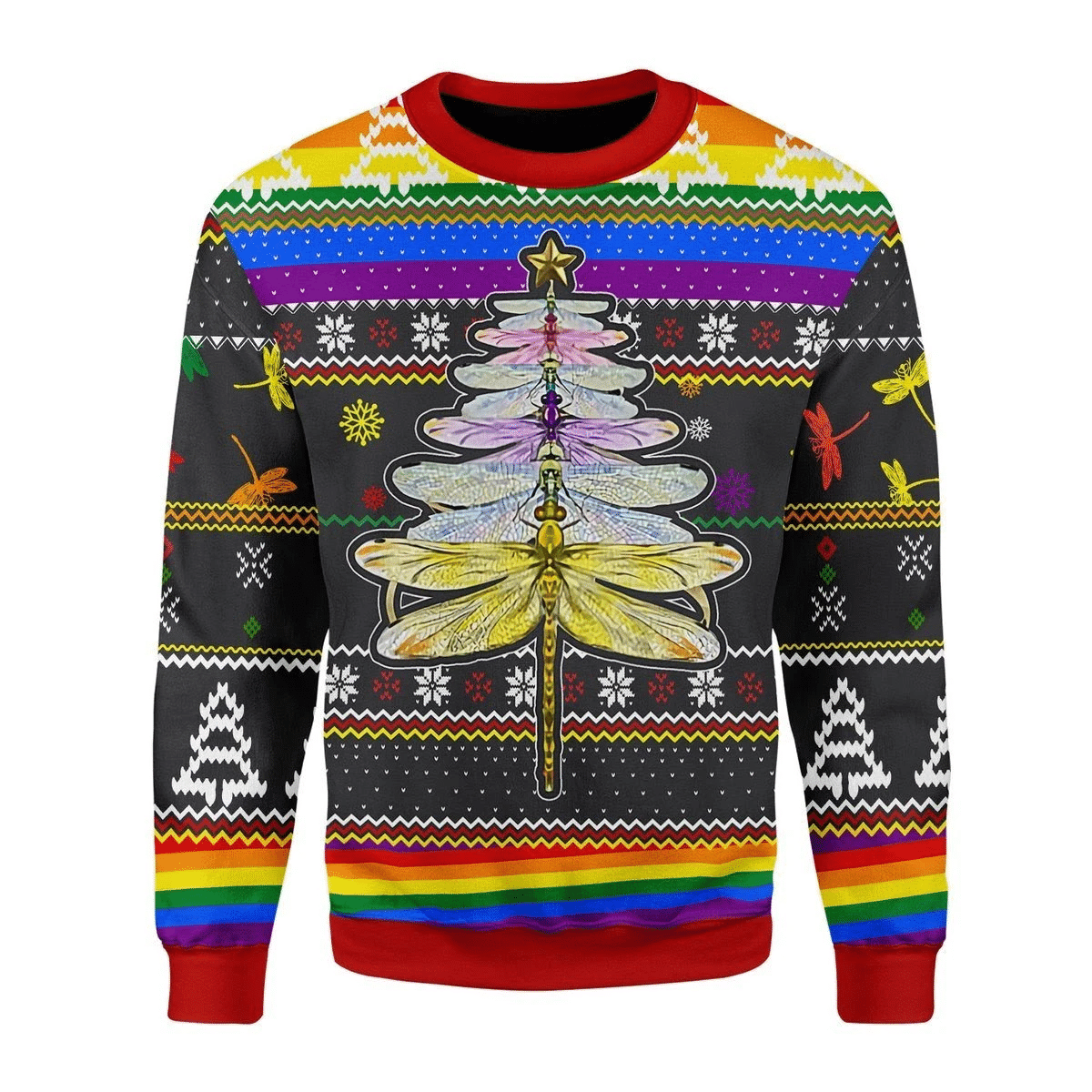 LGBT Dragon  Ugly Christmas Sweater | For Men & Women | Adult | US3681- Best Christmas Gifts 2023