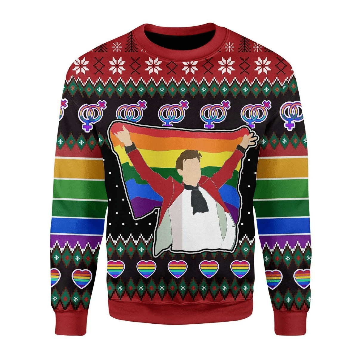 LGBT Ugly Christmas Sweater | For Men & Women | Adult | US3410- Best Christmas Gifts 2023