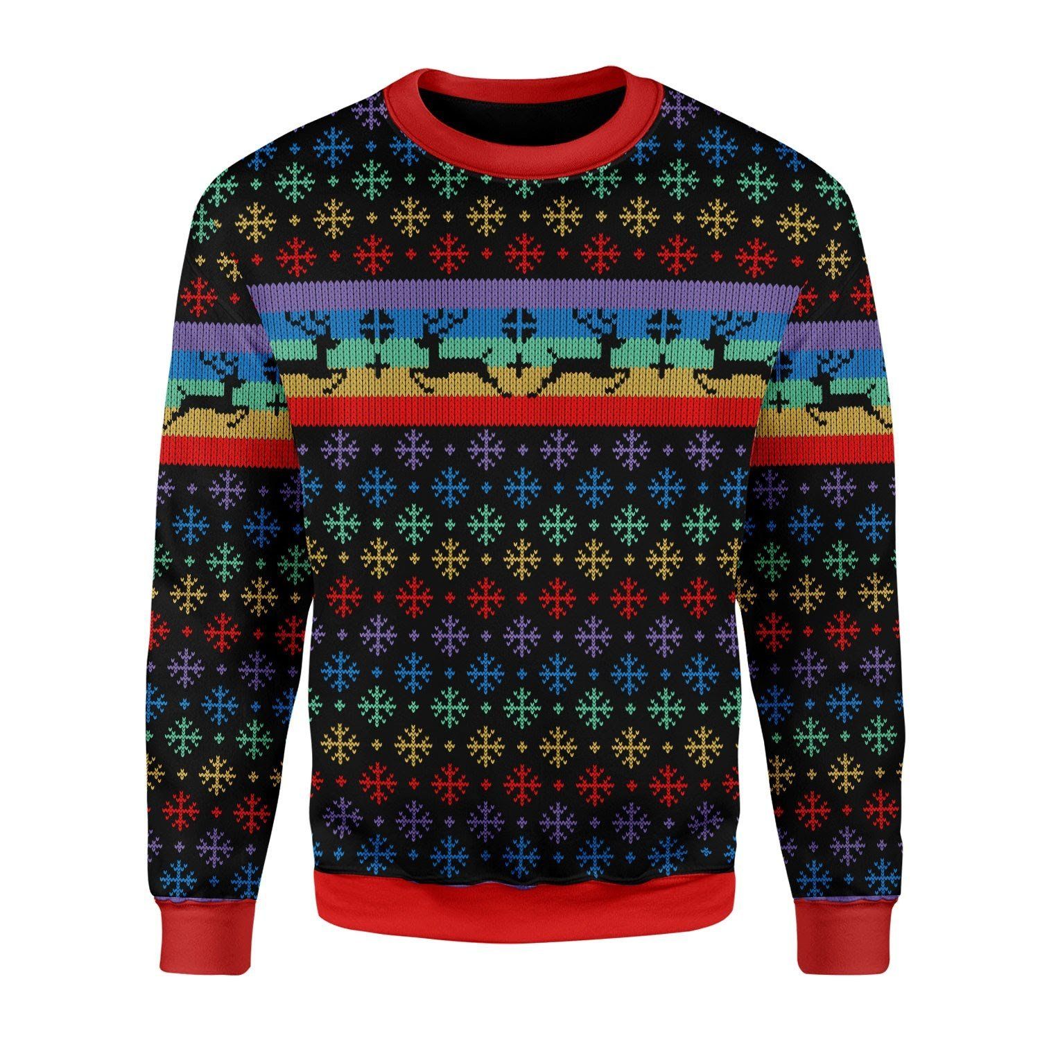 LGBT Ugly Christmas Sweater | For Men & Women | Adult | US3446- Best Christmas Gifts 2023