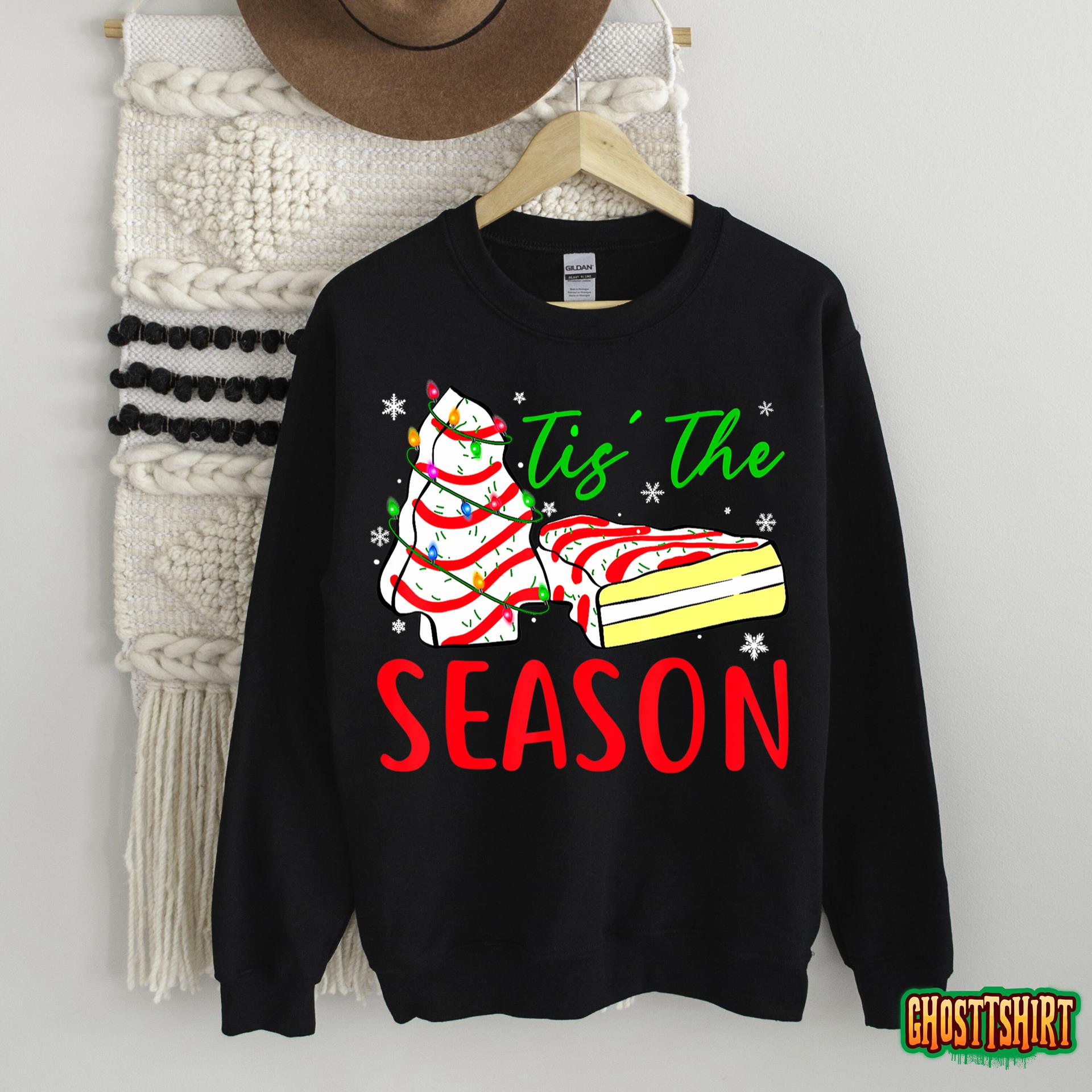 Little Tis’ The Season Christmas Tree Cakes Debbie Becky Jen Sweatshirt