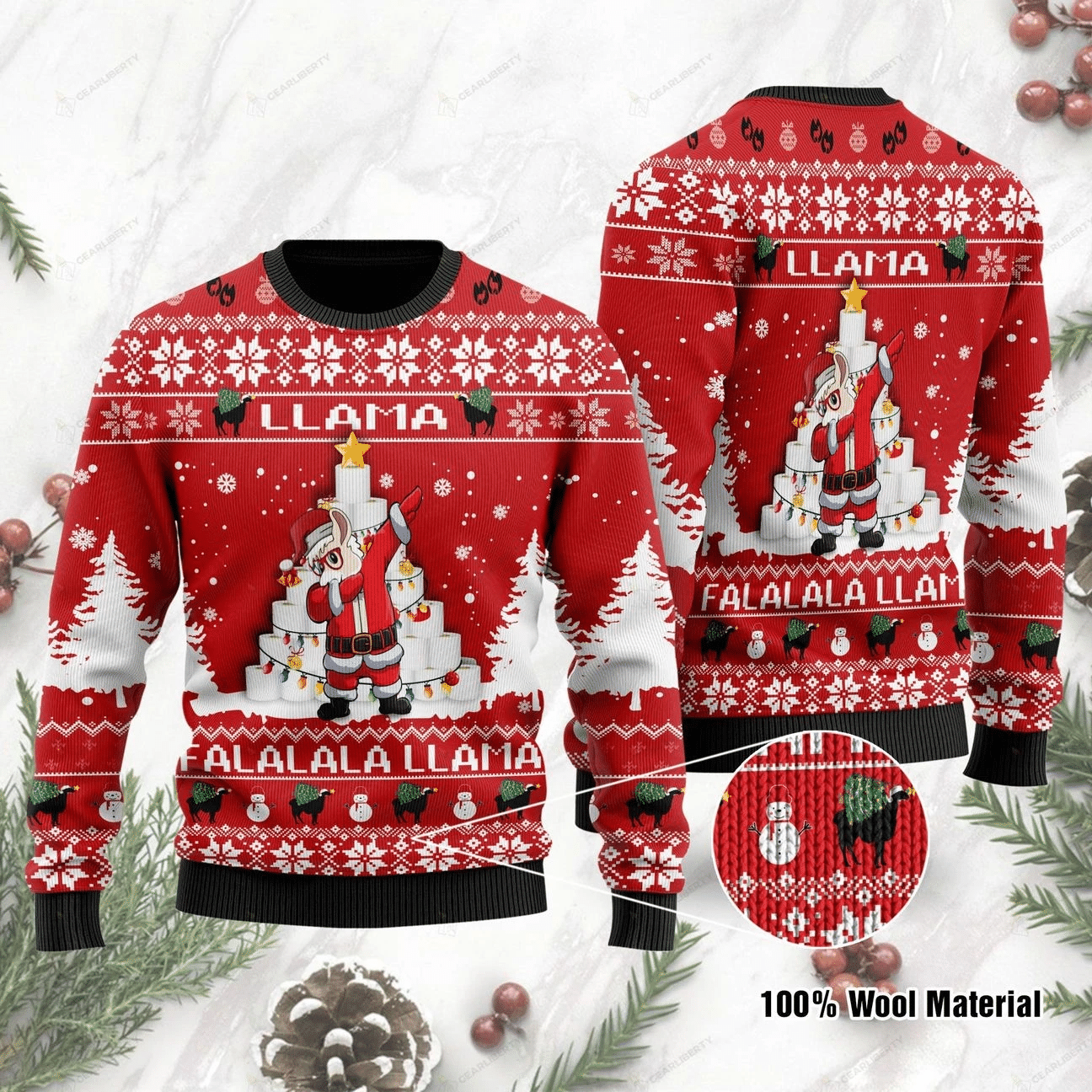 Llama Ugly Christmas Sweater | For Men & Women | Adult | US1098- Best Christmas Gifts 2023