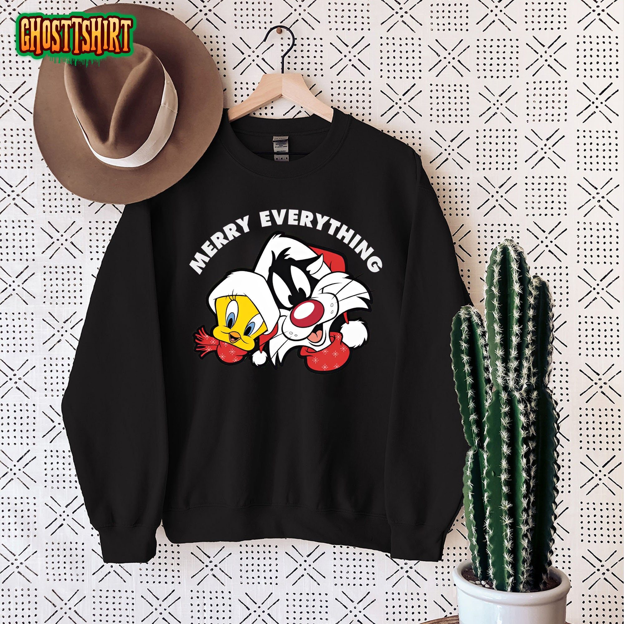 Looney Tunes Christmas Merry Everything Sweatshirt