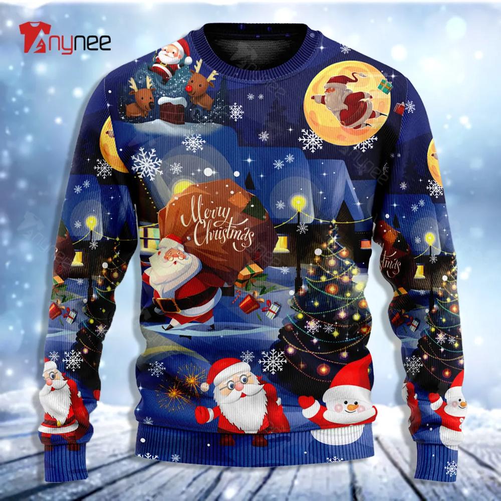 Love Santa And Gifts Ugly Christmas Sweater- Best Christmas Gifts 2023