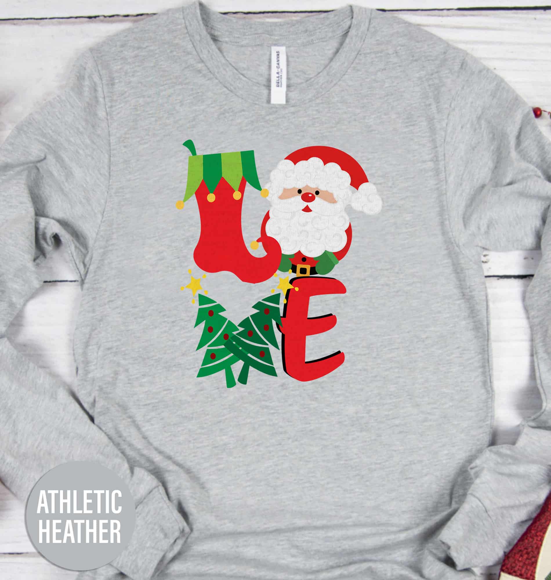 LOVE Santa: Festive Holiday Shirt