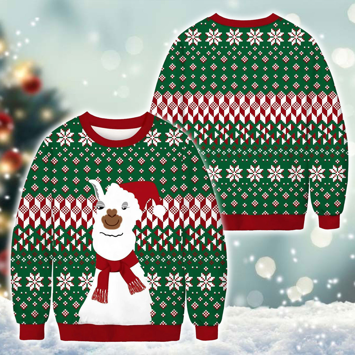 Lovely The Alpaca Christmas Ugly Sweater – Best Christmas Gifts 2023