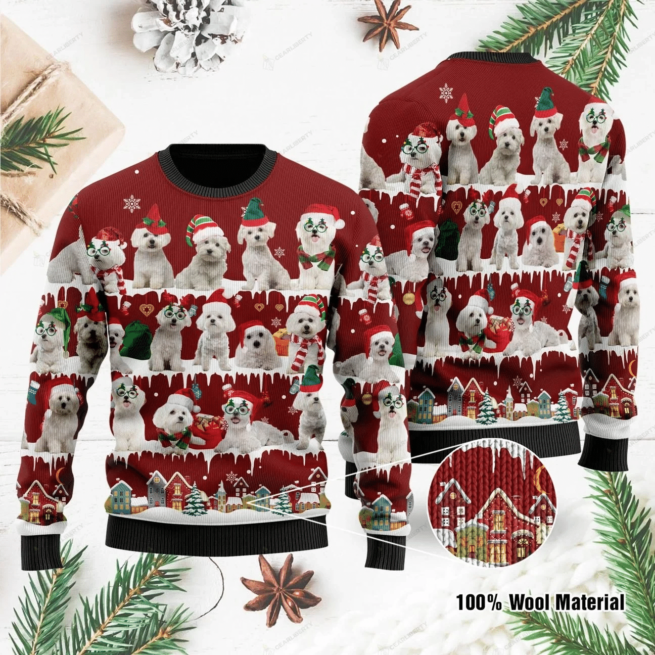 Maltese Ugly Christmas Sweater | For Men & Women | Adult | US1053- Best Christmas Gifts 2023