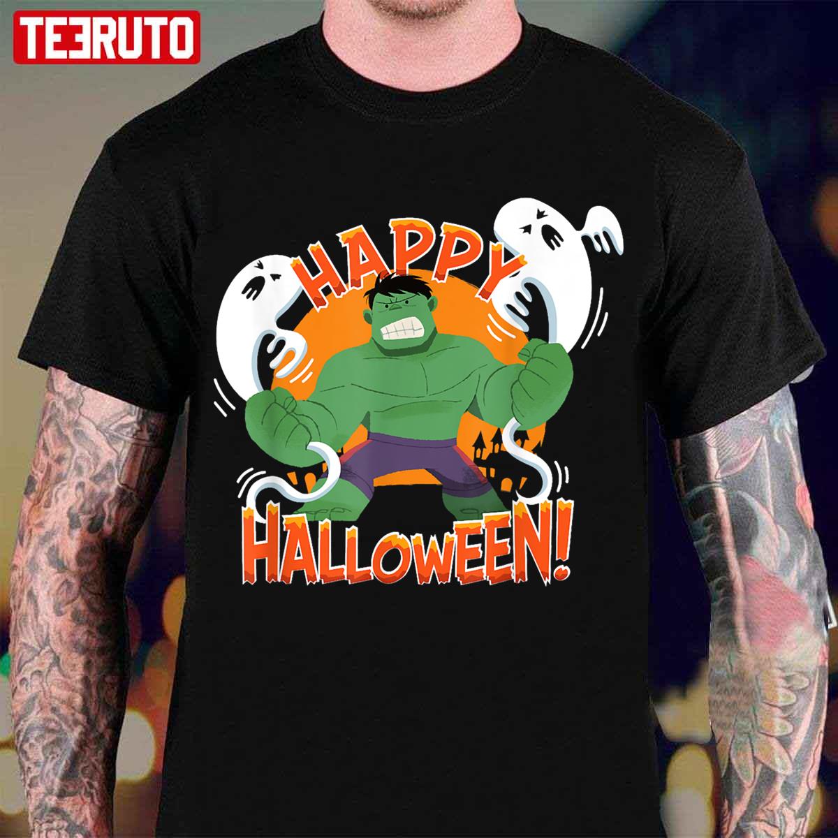 Marvel Hulk Happy Halloween Unisex T-Shirt