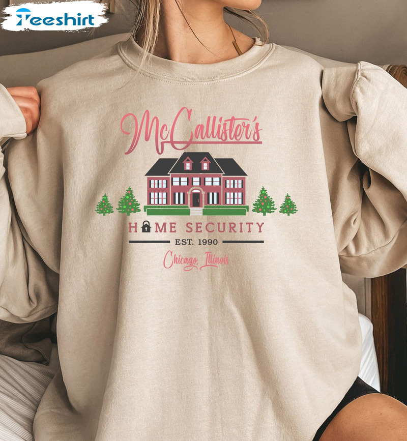 Mccallister’s Home Security Shirt – Christmas Vacation Short Sleeve Crewneck